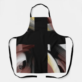 Schürze Abstrakter Trend Dekoration Schwarzes Pulv