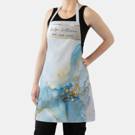 Schürze aus blauem Marmor