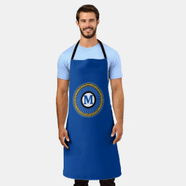 Schürze - Blau - Personalisiert - Erste Schritte h