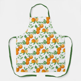 Schürze der botanischen Zitrusfrüchte