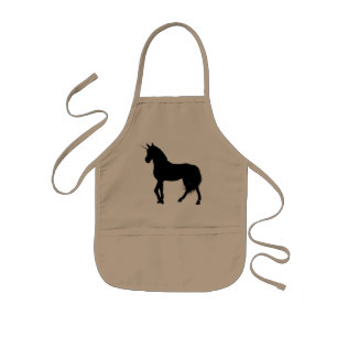 Schürze der Einhorn-Silhouette