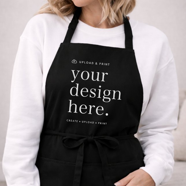 Schürze der Entwurfsaktualisierung (Create, upload, print - a bespoke design apron created in your style, for business or personal use.)