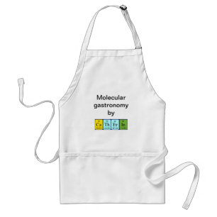 Schürze der periodischen Tabellenbezeichnung