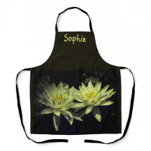 Schürze der personalisierten Tropischen Blume