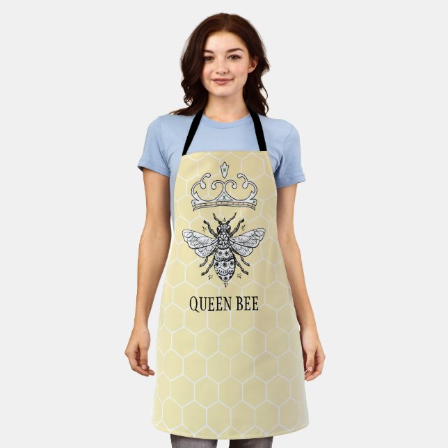 Schürze der Queen Bee | PERSONALISIERTE SCHÜRZE (Getragen)