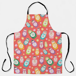 Schürze der russischen Puppe