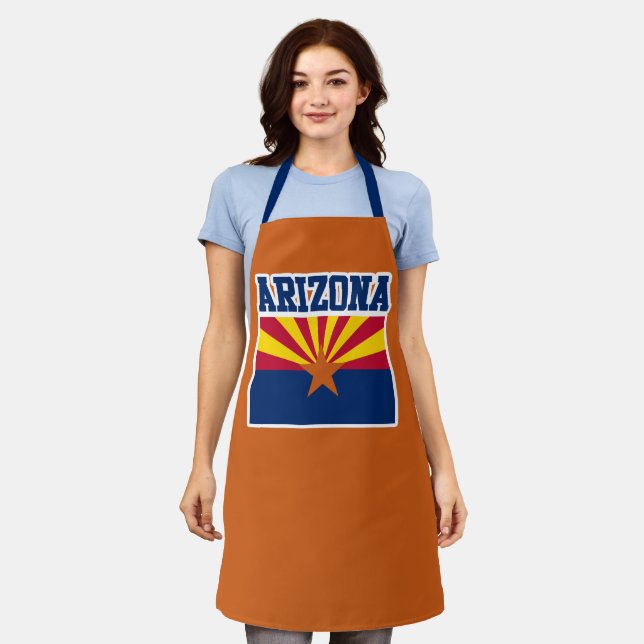 Schürze der Staatsflagge von Arizona (Getragen)