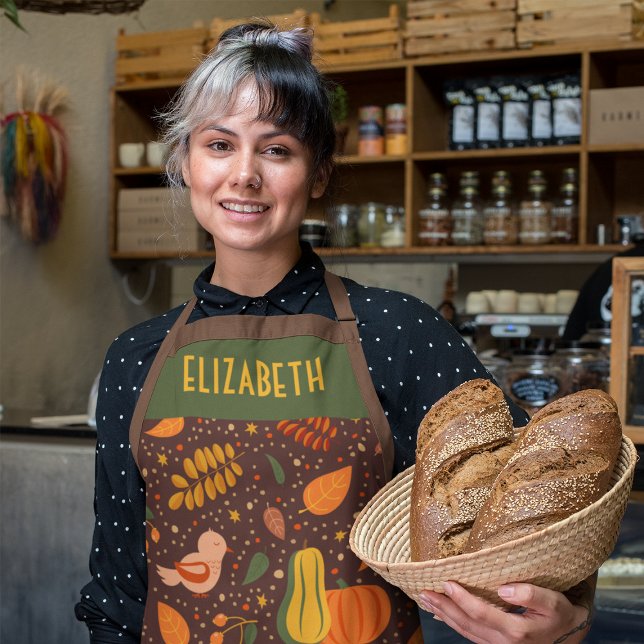 Schürze des HerbstKoch Personalisiert (Von Creator hochgeladen)