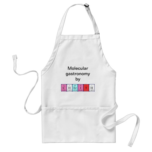 Schürze des periodischen Tabellennamens Cvere (Vorne)