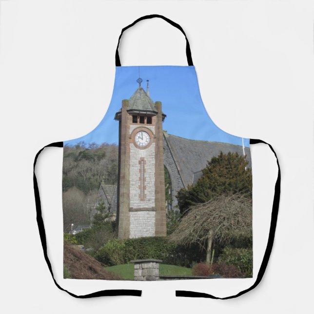 Schürze des Uhrturms über Sand (Vorderseite)