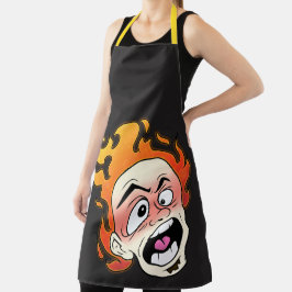 Schürze für die Ausgabe von "All-over-Fire Head"