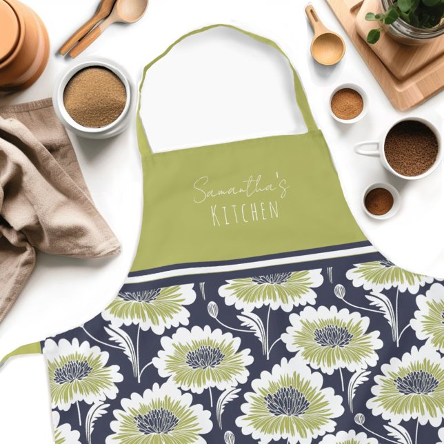 Schürze für Floral (Get creative in the kitchen with our personalized Floral Woman's apron! )