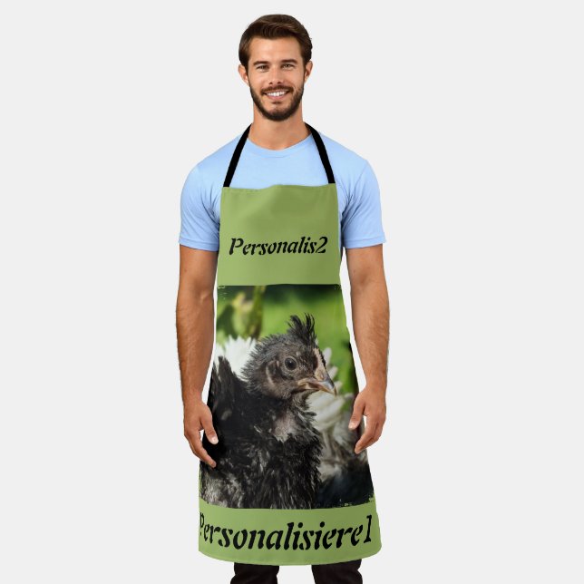 Schürze für Hühnerküken (Getragen)