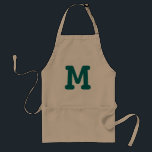 Schürze für Männer und Kinder<br><div class="desc">Schürze für Damen und Herren. Personalisierte GRILLEN Schürze mit Namen initial. Erstmaliges Design für Koch- und Kochfreunde. Mit Monogramm Schürze mit Grill in beige-weiß und gelb. Anpassbare Buchstabenfarbe.</div>