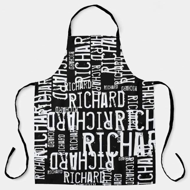 Schürze für Multimedia-Printmedien mit Namen (Vorderseite)