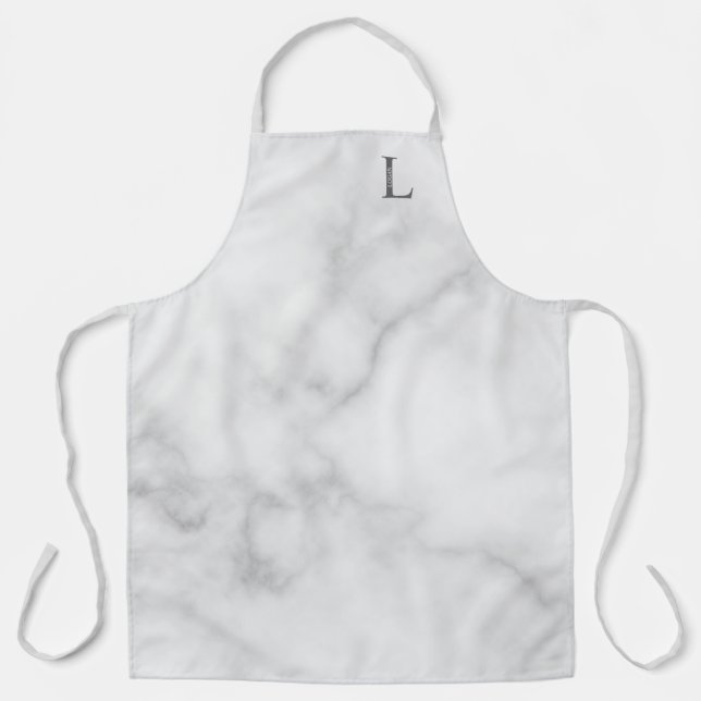 Schürze für personalisierte Monogramm und Name (Vorderseite)