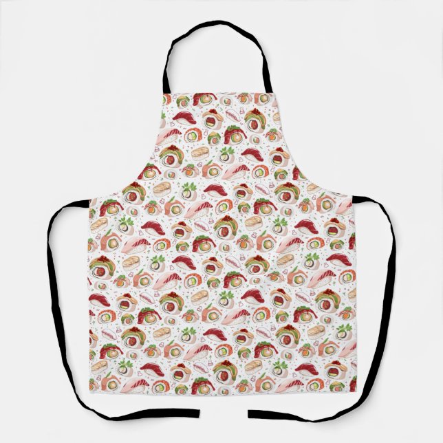 Schürze für Sushi-Muster für Mehrdruck (Vorderseite)