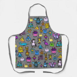 Schürze für Überdruck - Grau (Erwachsene)