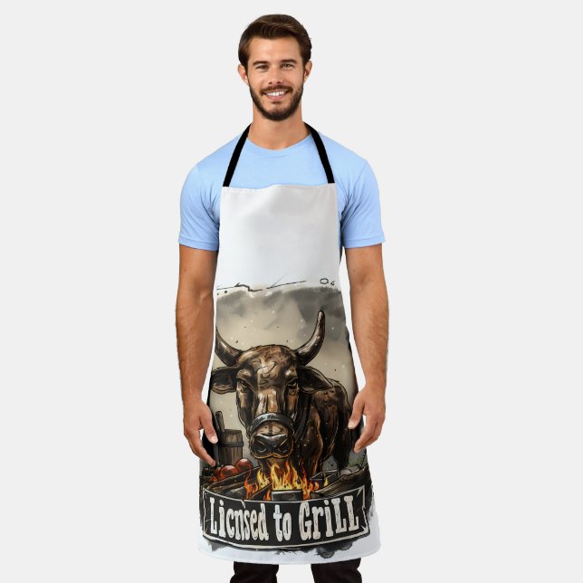 Schürze "Grill Master" (Getragen)