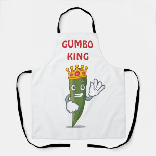 Schürze "Gumbo King"