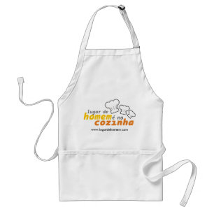 Schürze ist Ort des Mannes in der Küche