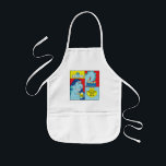 Schürze Kinderhanukkah Latke Eating Dinosaurier<br><div class="desc">Eine Hanukkah-Schürze. Dieser "Latke Eating Dinosaurier" ist ein wunderbares Geschenk für jedes Kind dieser Chanukah. Nutzen Sie es zum Backen, zum Handwerk oder zum Spielen, um einen Kindertag zu machen! Um den Text zu personalisieren, löschen Sie einfach "Essen und Spin mit Katie" und ersetzen Sie ihn durch Ihre eigene Nachricht....</div>