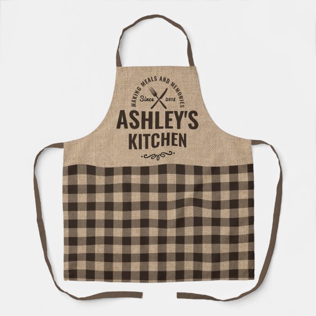 Schürze Koch Nana Kitchen Backen Kochen GRILLEN (Vorderseite)