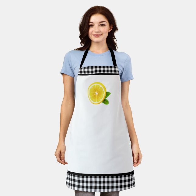 Schürze-Lemon Schürze (Getragen)