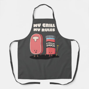 Schürze Mein Grill Meine Regeln