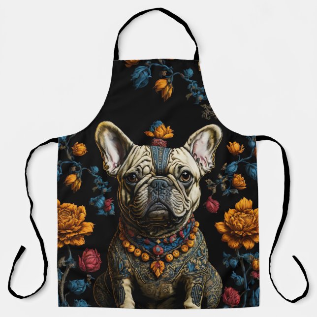 Schürze - Mexikanischer Volkskunst-Bulldogge (Vorderseite)