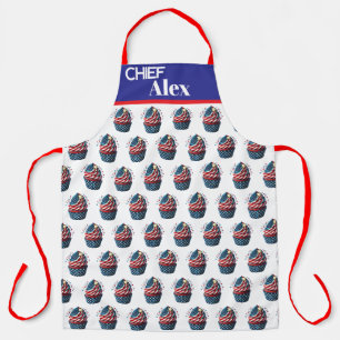 Schürze mit All-Over-Print zum Personalisieren von