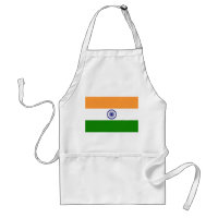 Schürze mit der Flagge Indiens