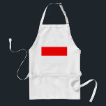Schürze mit der Flagge Indonesiens<br><div class="desc">Feiern Sie Ihre Liebe für Indonesien in der Küche, am Grill oder während festlicher Ansammlungen mit dieser pulsierenden Schürze mit der indonesischen Flagge. Diese auffällige Schürze zeigt den in Rot und Weiß gehaltenen Bicolor der indonesischen Flagge, ein stolzes Symbol für Mut und Reinheit. Es wurde entworfen, um sowohl Praktikabilität als...</div>
