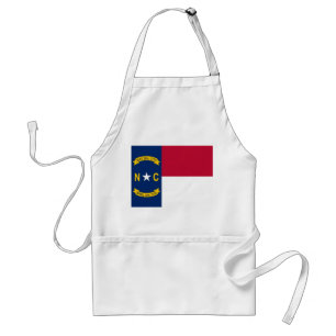 Schürze mit der Flagge von North Carolina, USA