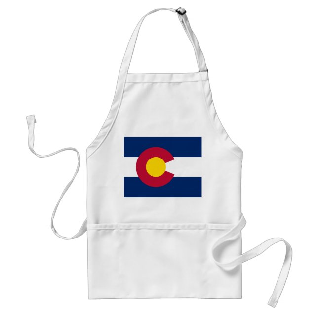 Schürze mit Flag von Colorado Staat, USA (Vorne)