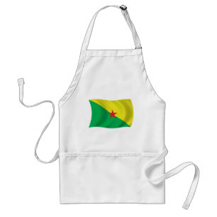 Schürze mit Flagge von Französisch-Guayana