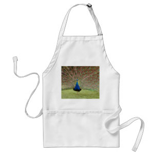 Schürze mit Pfau-Entwurf