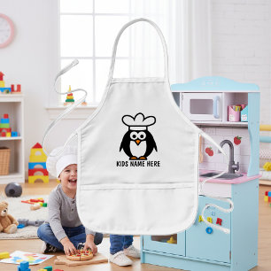 Schürze personalisierter Namen für Kinder Pingui