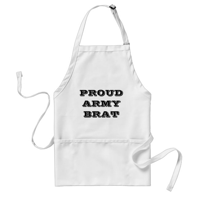 Schürze Proud Army Brat (Vorne)