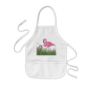 SCHÜRZE ~ RASEN-FLAMINGO-YARD KOCH-HERAUS TIKI BA