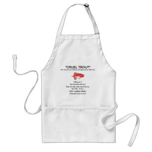 Schürze "Red Matuka-Cruel Trout"