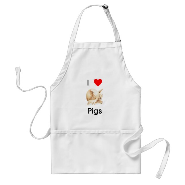 Schürze Schweine der Liebe I (Vorne)