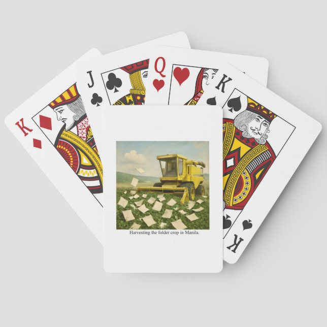 Schürze Spielkarten (Rückseite)