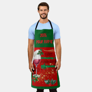Schürze Träumen von einem Rotwein Weihnachten