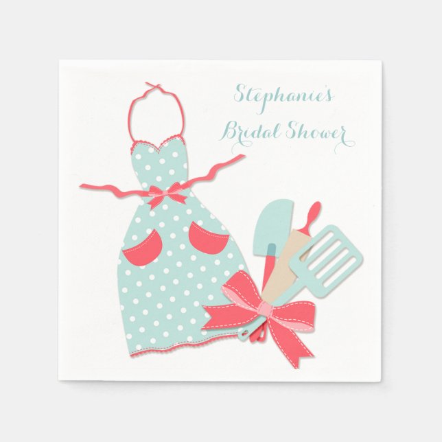 Schürze und Unterwäsche Serviette (Vorderseite)
