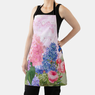 Schürze Vintager französischer Blume