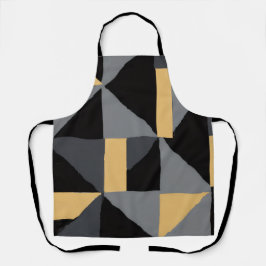 Schürze Vollständig bedruckt Moderne Geometrie