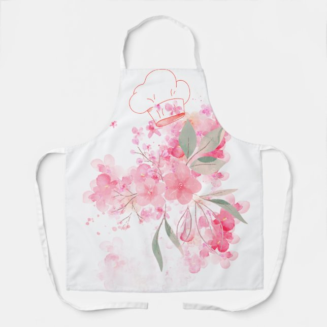 Schürze von Blumenkohle mit Koch (Vorderseite)