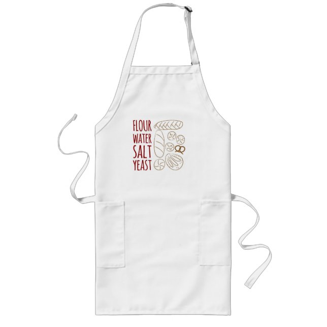 Schürze von Brotingredienten (Vorne)