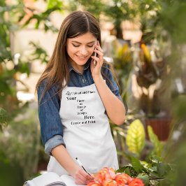 Schürze von Design oder Foto Upload